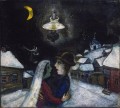 In the night contemporary Marc Chagall